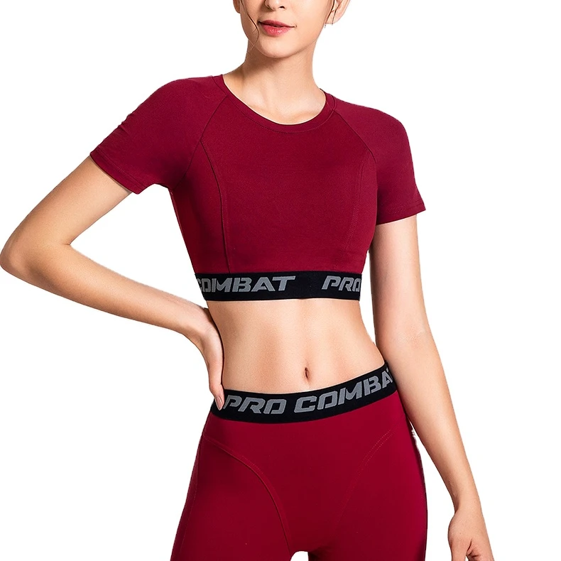 

Custom brand yoga suit letter tape racer bak tank leggings female workout athletic suit fitness