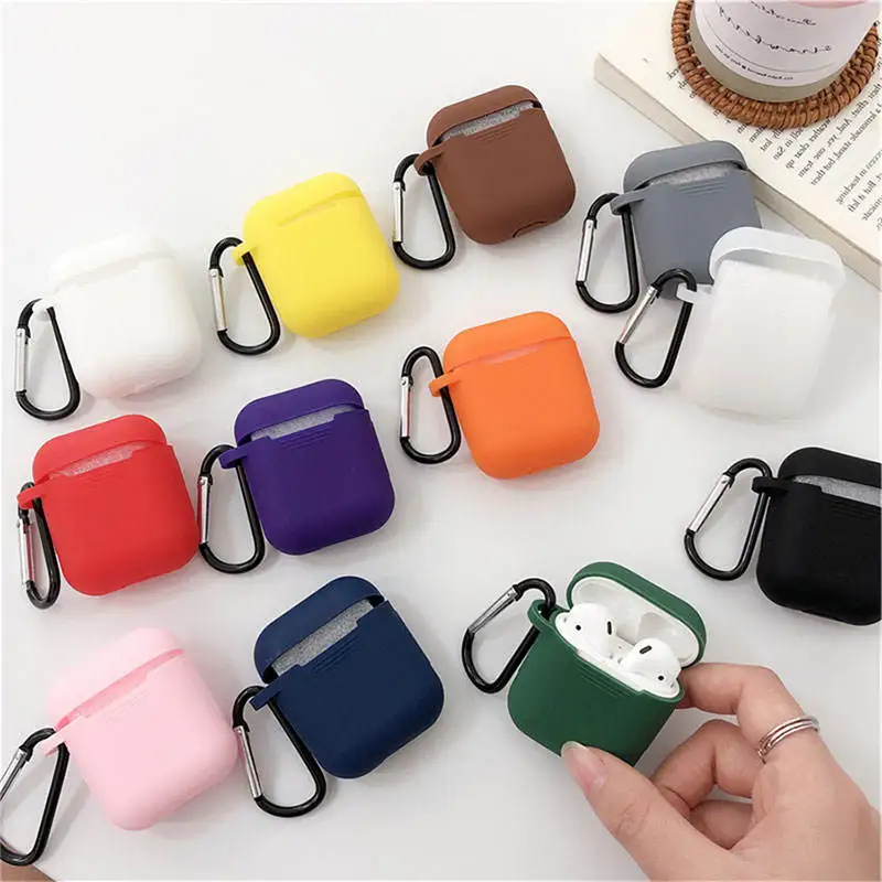 

Silicone Earphone Case Shockproof Silicon Cases For Airpod Case 1 2 3 pro cover Protector OEM ODM Logo