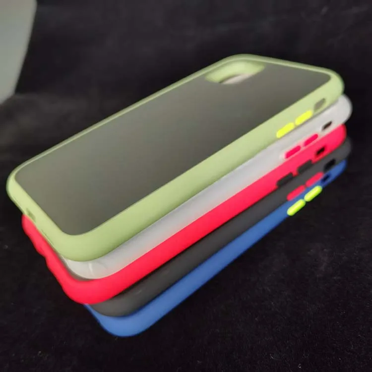 

Amazon Color Frosted Translucent Matte PC Hard Back TPU Bumper Phone Cover Case For Samsung Galaxy J4 Plus Prime J415