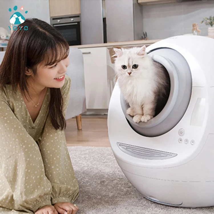 

Automatic self cleaning cat litter box automatic cat toilet self cleaning automatic modern cat litter box, Picture