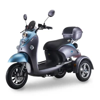 

3 Wheel Motocicleta Adulto Moto Triciclo Tricicleta Electrica Foldable Escooter/Scooter De Tres Ruedas