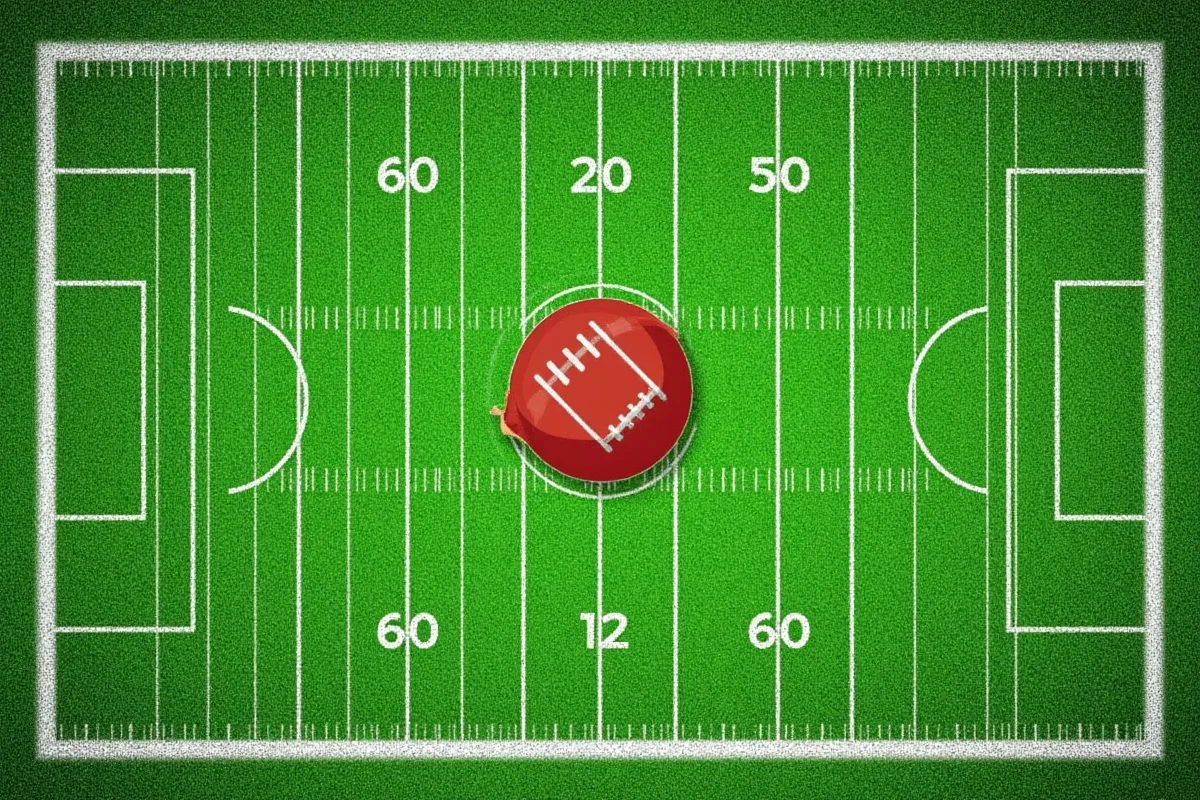 how long is a football field in feet