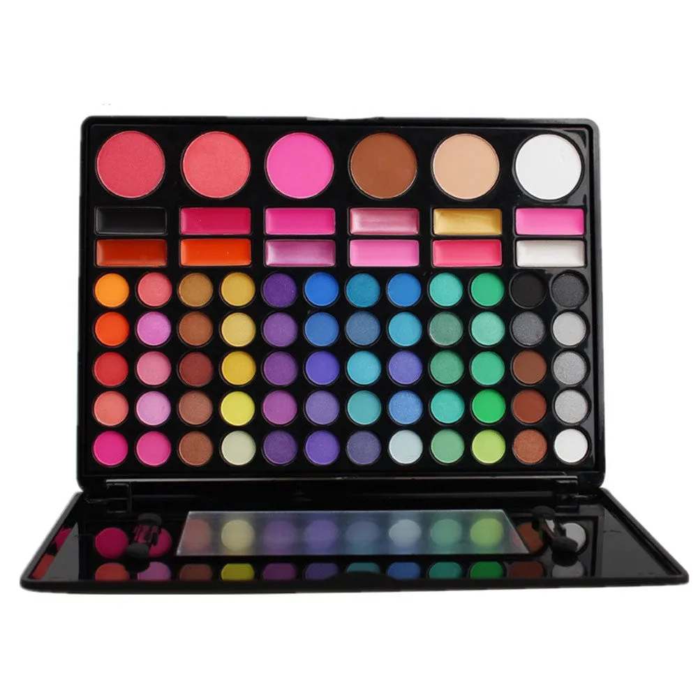 

OEM 78 Colors Eyeshadow All In One Makeup Palette Cosmetic Contouring Kit Combination with Blusher/Concealer and Lip Gloss
