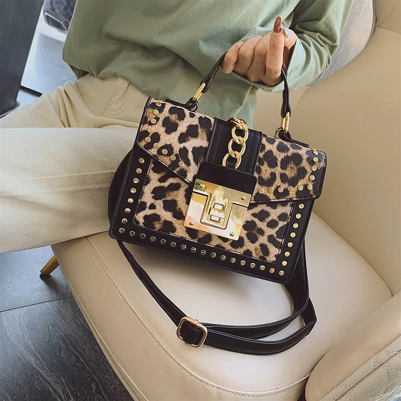 

2021Fashion leopard print purses and handbags luxury women designer bag ladies bag sac a main handbags ladies, 3 colors