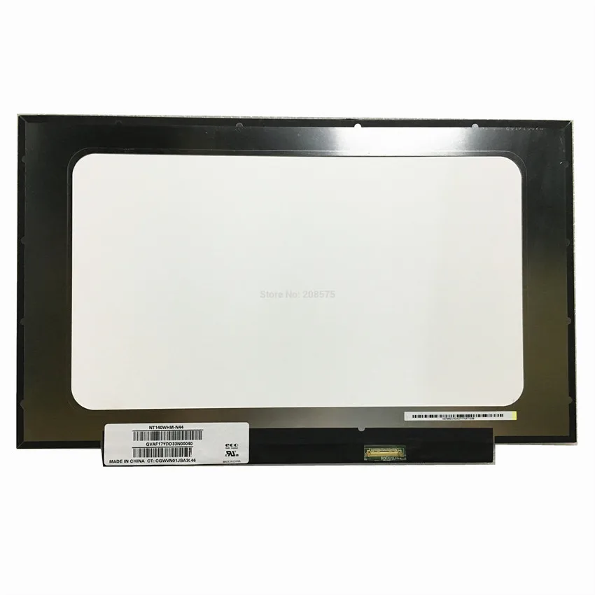 

For BOE 14.0" HD 1366X768 LAPTOP NT140WHM-N44 Without brackets NT140WHM N44 LCD LED display monitor panel replacement 30 Pin