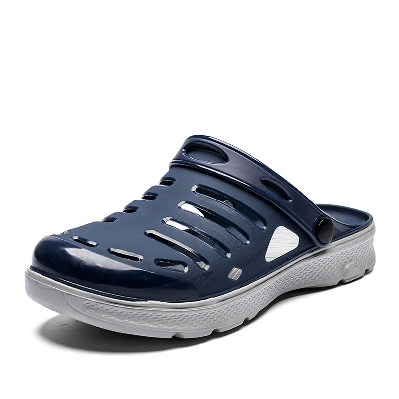 

Wholesale Summer Breathable Sandals Fashion Non-slip Hole Shoes Sandals Leisure Beach Mens Slippers