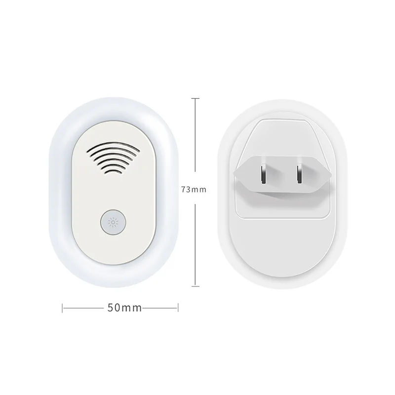 

Ultrasonic pest repeller electronic insect mice bed bugs flies mosquito repellent device US/EU/UK plug in