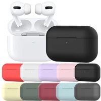 

Luxury silicone soft solid color dustproof waterproof OEM/ODM for airpods pro case