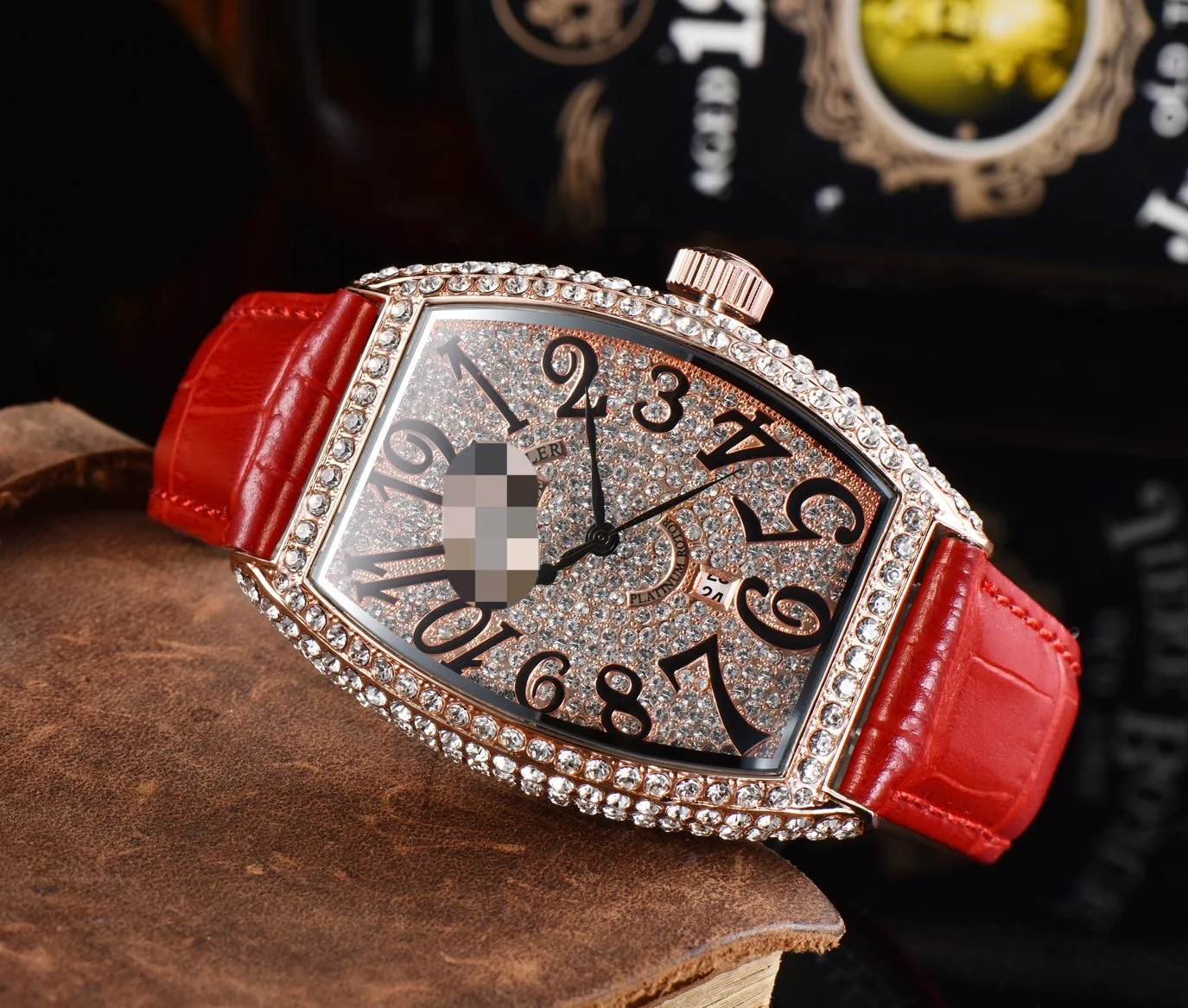 

flk 4A2021Luxury Watch Brand Watch Wine Barrel Dial Watch, 9color