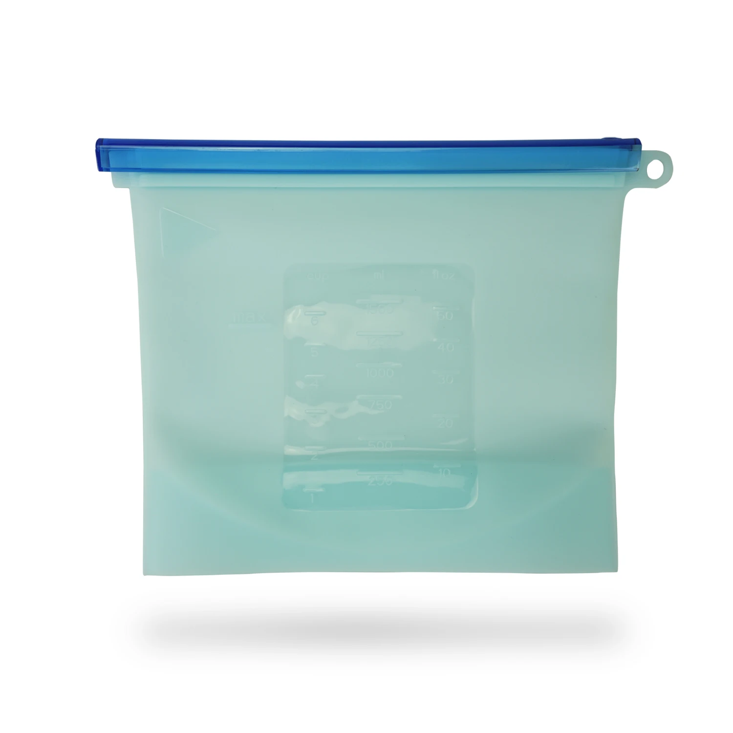 

In Stock Hot Seal 1500Ml Ecofriendly Reusable Food Storage Bags Of Silicone To Food, Blue, red, green, transparent