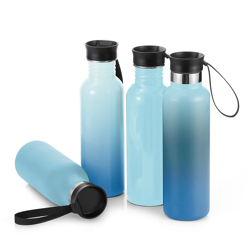 

Hot sale BPA free Double walled Insulated 18/8 Stainless Steel Vacuum Flask Sport Water Bottle with straw easy carry Outdoor, Customized