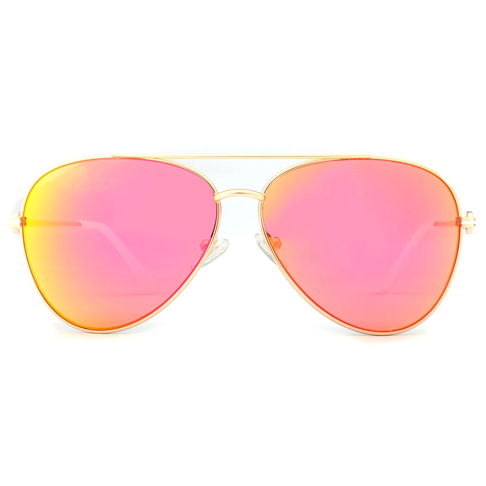

Metal polarized pink mirror private label princess sunglasses italy