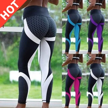 

Amazon Custom Yoga Fitness High Waisted Workout Gym Scrunch Butt Lift Sport Polyester Spandex Printed Leggings For Women, Customized colors