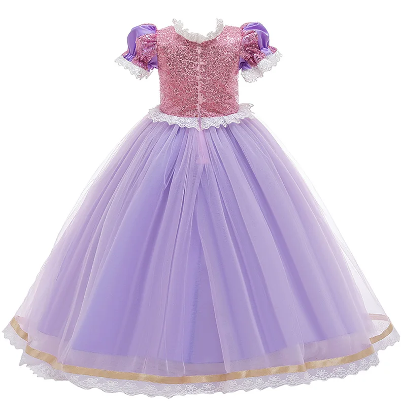 2020 Latest Online Disny Dress Kids Halloween Costumes Kids Rapunzel ...