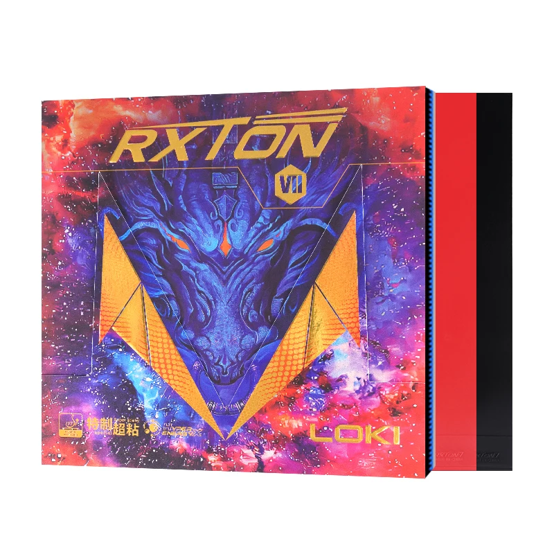 LOKI Hot Sell RXTON 7 Sticky Ping Pong ITTF Approved Rubber Professional Table Tennis Racket Rubber