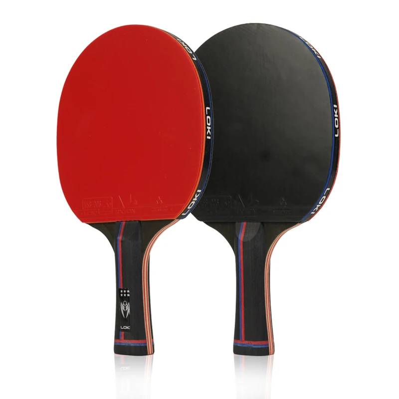 

Loki Wholesale High-quality Ping Pong Rackets Custom Logo Ayous Wood Tennis Table Racket