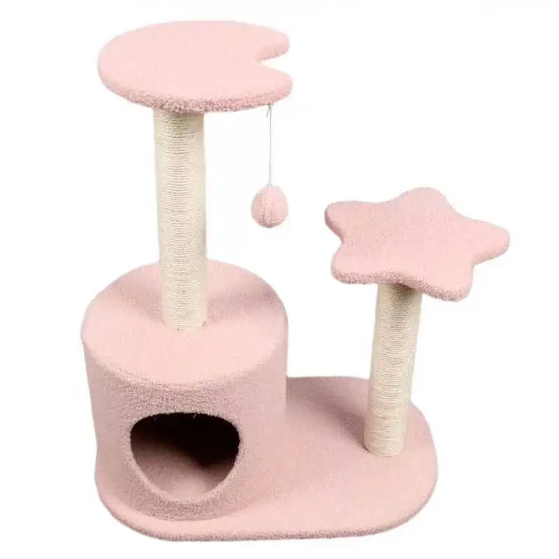 

Pet Cat Tree Tower Condo House Scratcher Post Toy Kitten Jumping Toy Playing Tree