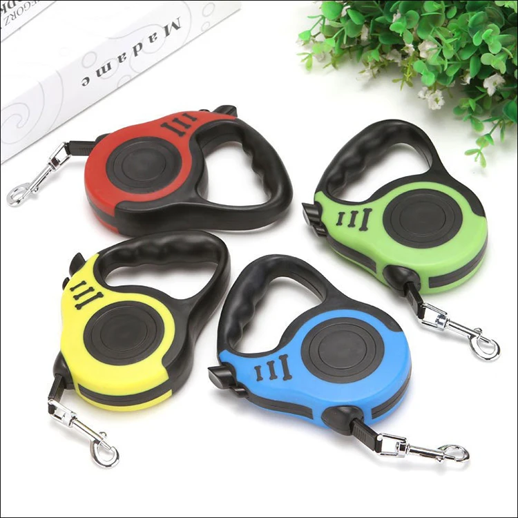 New Design Idea Amazon Hot Sale Eco-friendly Automatic Retractable Pet Leash Comfortable Handle Retractable Dog Leash 