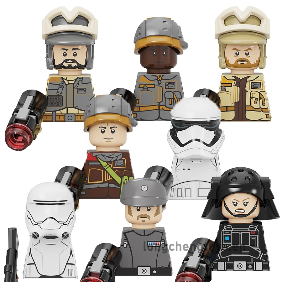 

SW Space Wars Movie Rebel Troopers Imperial Commander Death Soldier Building Blocks Figures For Children Toys Juguetes PG8290