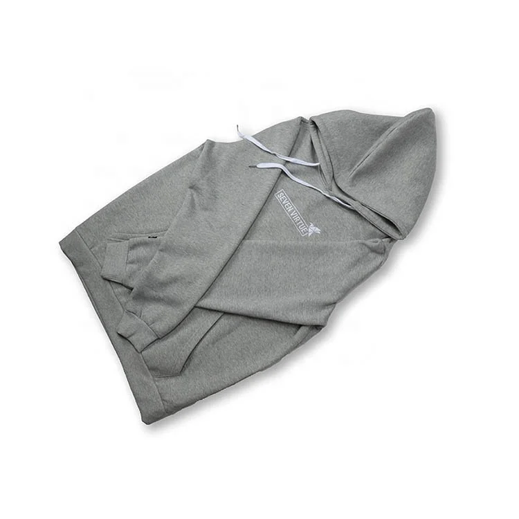 
Custom Embroidery Logo 100% Cotton French Terry Mens Hoodies 