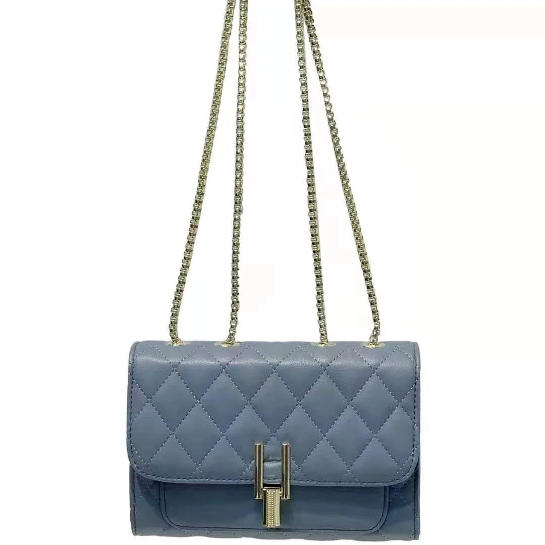 

2021 Newest fashion trend genuine leather women bag shoulder handbag set crossbody chain straps luxury ladies bags