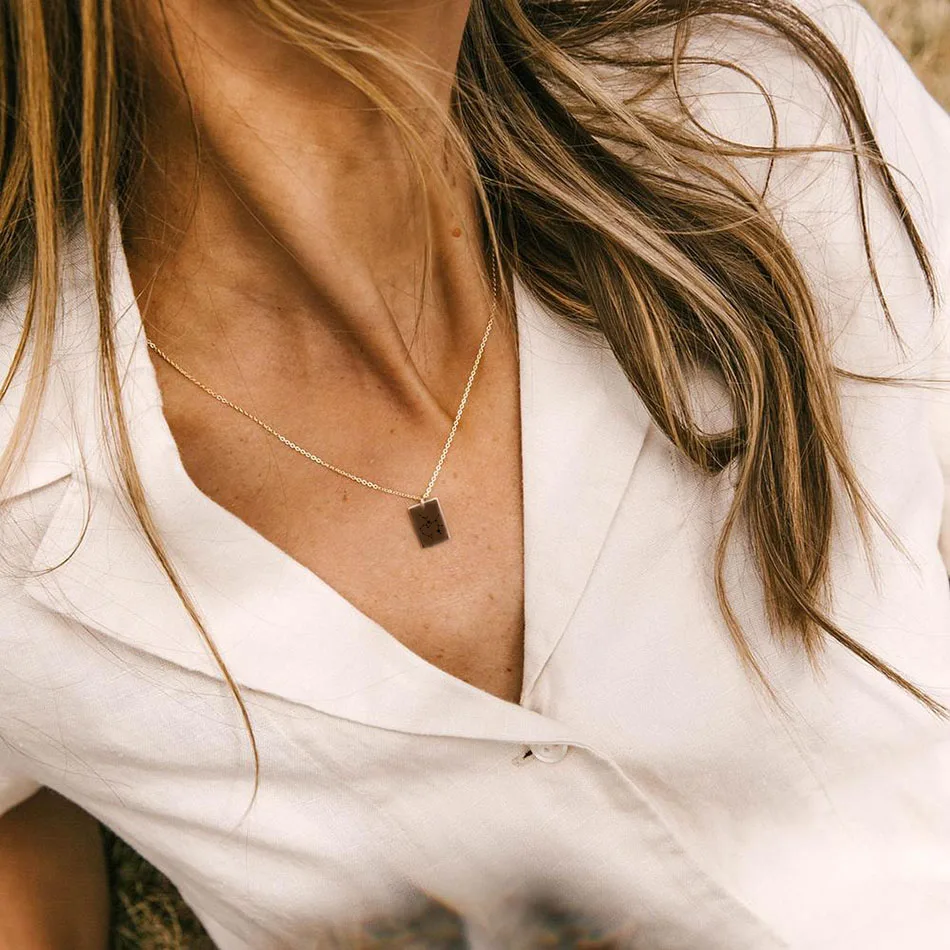 

JUJIE 2021 new stainless steel star moon choker necklace for women gold filled collar necklace, Silver/gold/rose gold