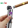 MLT233 Portable Electric BBQ USB Lighter Arc Long LED Button Lighter