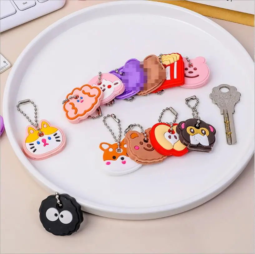 

2022 Hot Sale Cute Cartoon Keychain Silicone Key Case Cover for Gift Girlfriend Key Protector Cover