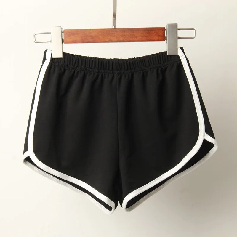 

2020 Summer Girls Fashion Elastic Waist Female Casual Shorts Pants Outdoor Sport Shorts Beach Sexy Short Women Clothing, 4 colors