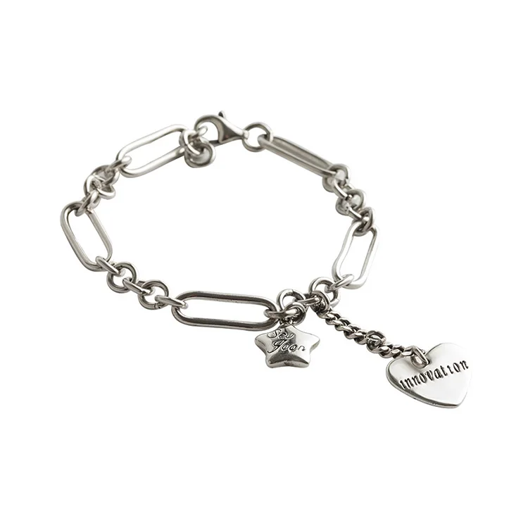 

Fashion 2021 925 sterling silver bracelet charms bulk for wholesales