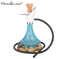 

Chinahookah Fashionable Design Wholesale glass shisha hookah with ceramic head