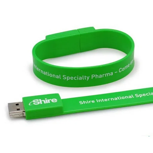 Custom USB Wristband 8GB 16GB 32GB Wrist Band Bracelet USB 2.0 Flash Memory Disk Stick Full Capacity - ANKUX.COM
