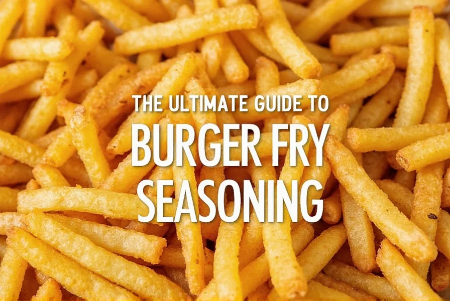 The Ultimate Guide to Burger Fry Seasoning: Storage, Usage, and Flavor Hacks