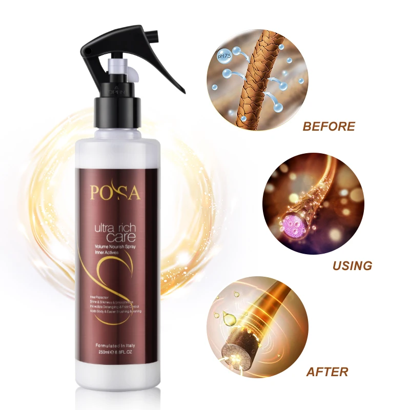 

POSA Vitamin Repair Heat Protection Keratin Protein Nourishing Hair Treatment Spray to Shiny Silky