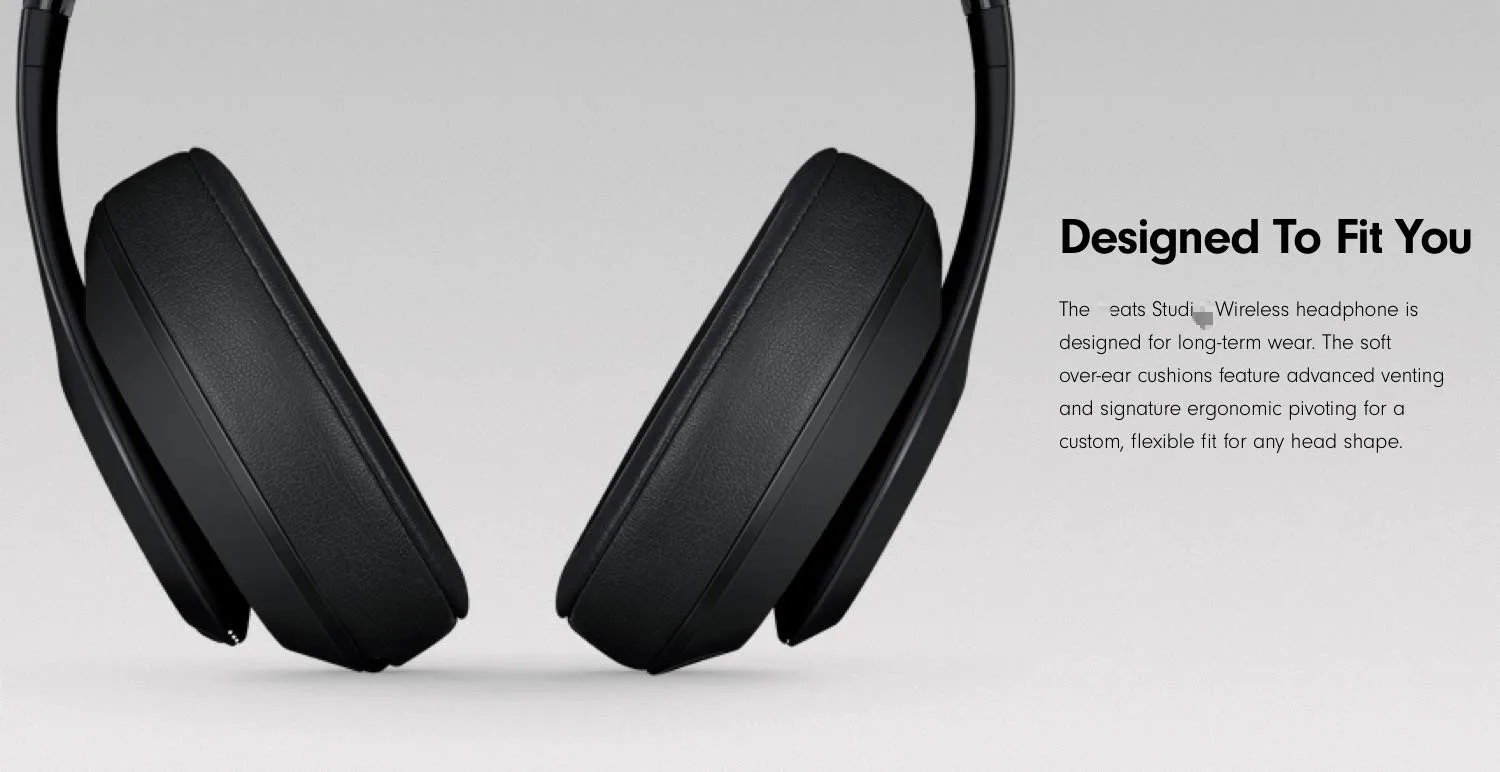 2019 electronics mobile accessories bluetooth earphone wireless earbuds on ear headphone gaming headset for studio3 - ANKUX.COM