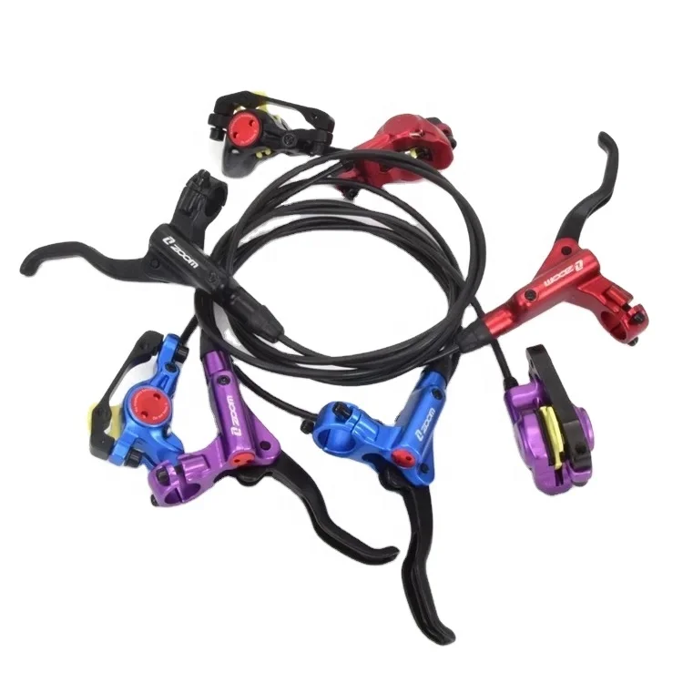 

electric bicycle hydraulic disc brake kit ebike power cut off brake level for bafang motor 3 pin electric bike hydraulic brake, Red/ black/blue/ gold/voilet