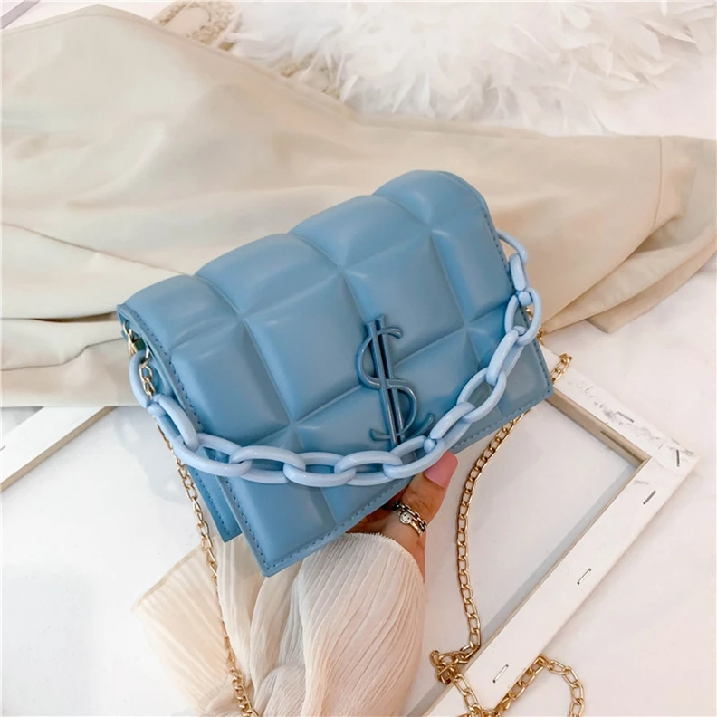 

XP1702 chain small bag fashion letter luxury brand soft messenger bag wallet woman hand bag brand