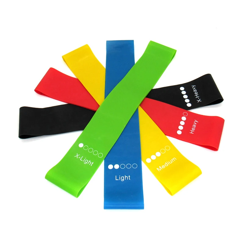 

Yoga Resistance Rubber Bands Fitness Exercise Gym Strength Training Pilates Latex Elastic Bands Indoor Equipment, Customized color