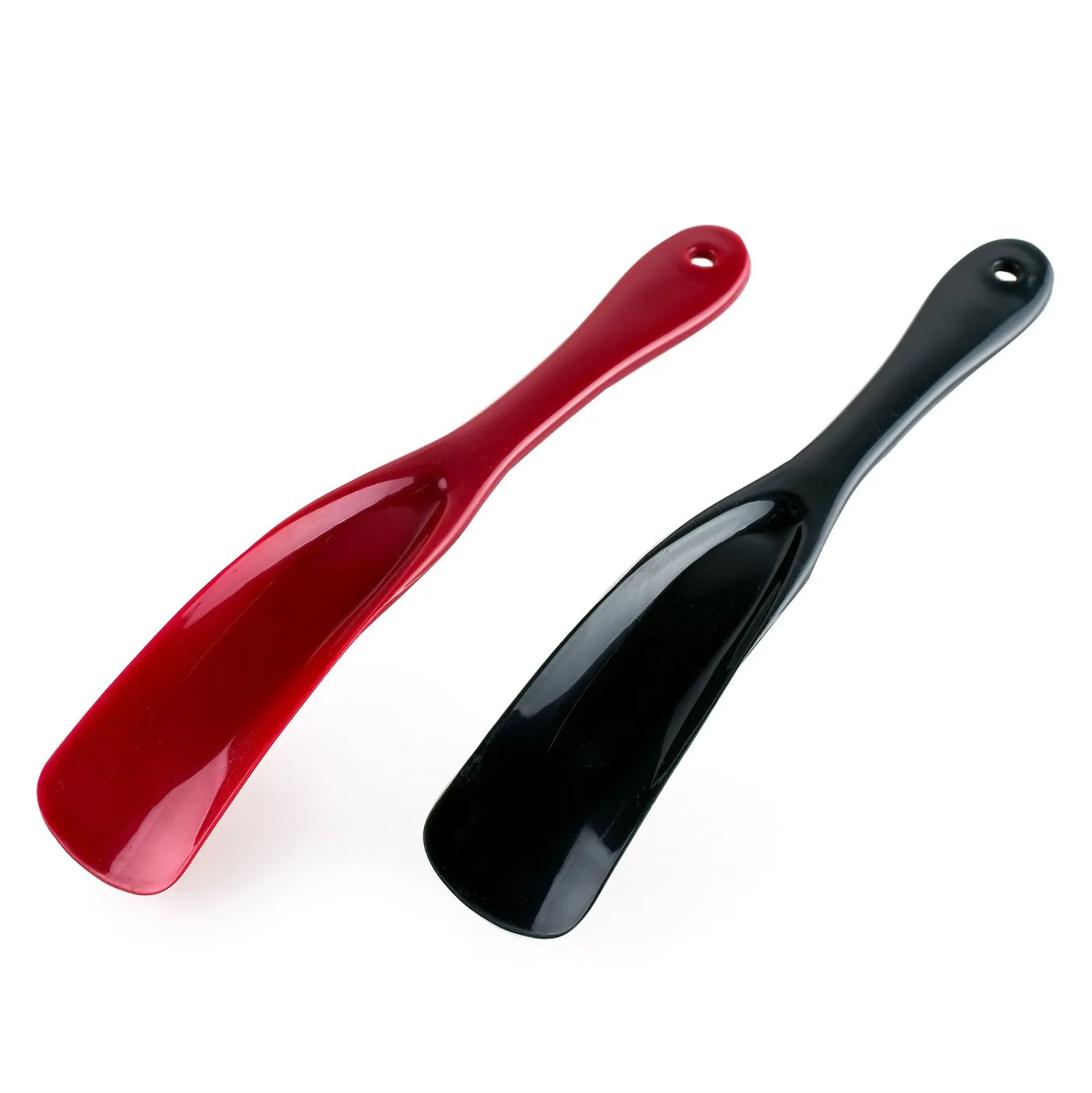 

Factory Direct Sale Custom Plastic Shoehorn Hang Shoe Lifter Without Bending Tool Shoehorn