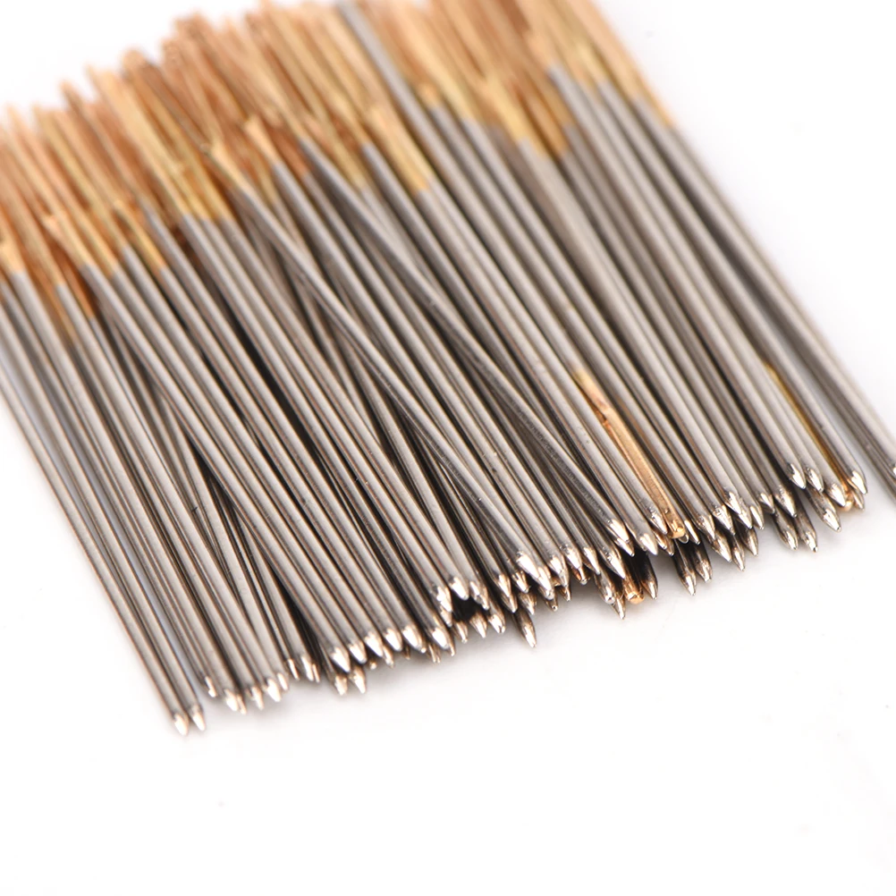 

100Pcs/Lot Golden Tail Embroidery Fabric Cross Stitch Needles Size 24 For 11CT Stitch Cloth Sewing Kit Wholesale Accessories