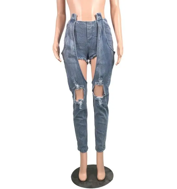 CA0516A fashion apparel manufacturers clothing supplier streetwear women pants jeans trousers clothes