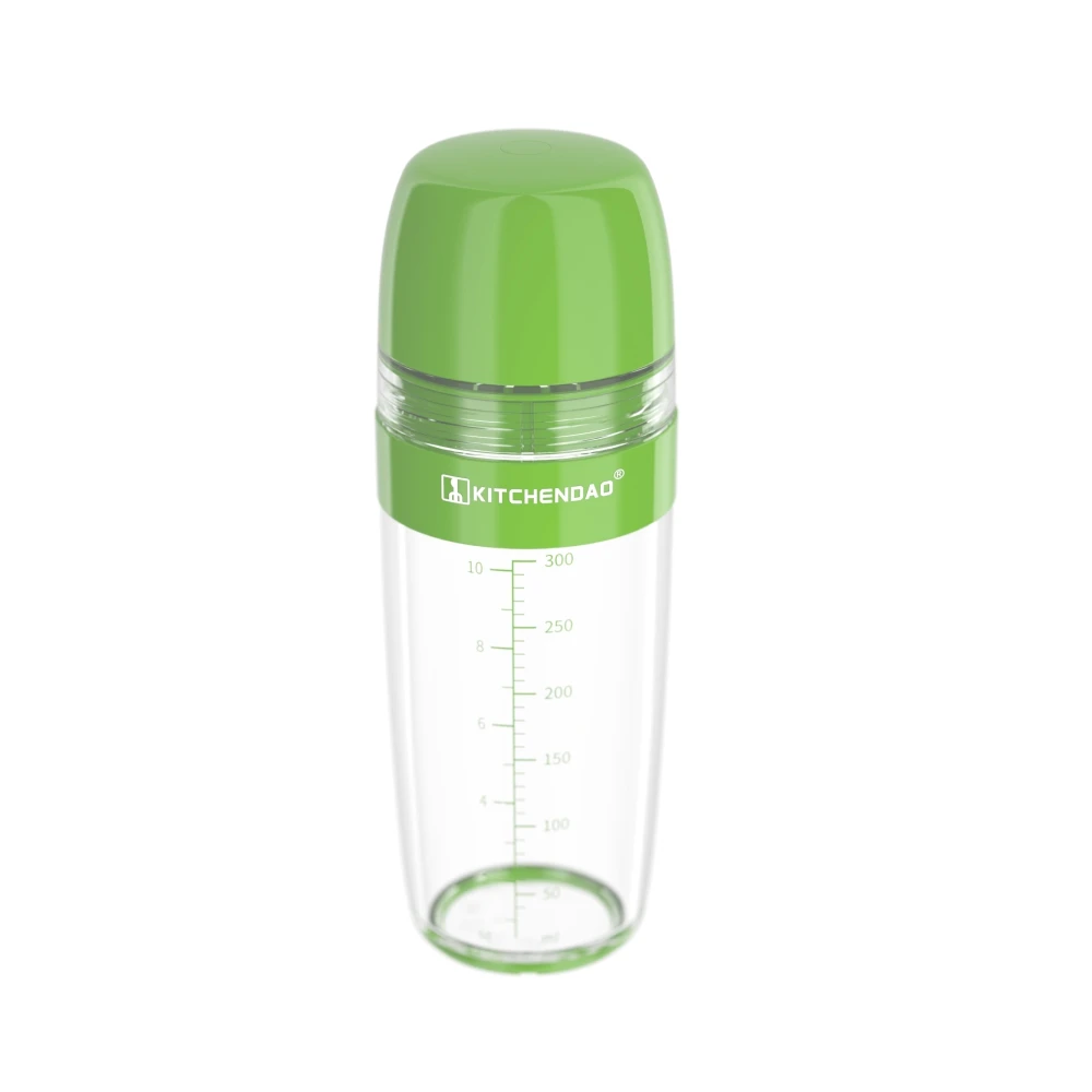 

Modern Salad Tools with Citrus Juicer Dripless Pour Leak-free Soft Grip 350ml 2 in 1 Salad Dressing Bottle Shaker Mixer