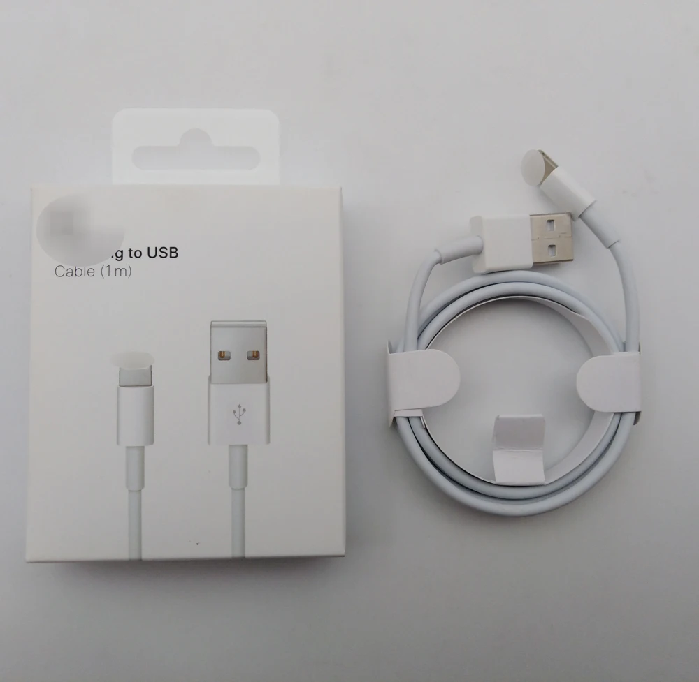 

Original USB Lighting Charger Cable 8 pin 18W 20W PD Fast Charging USB Data Cable TPE 1M For ipad iphone12/11pro/xr/xsmax, White