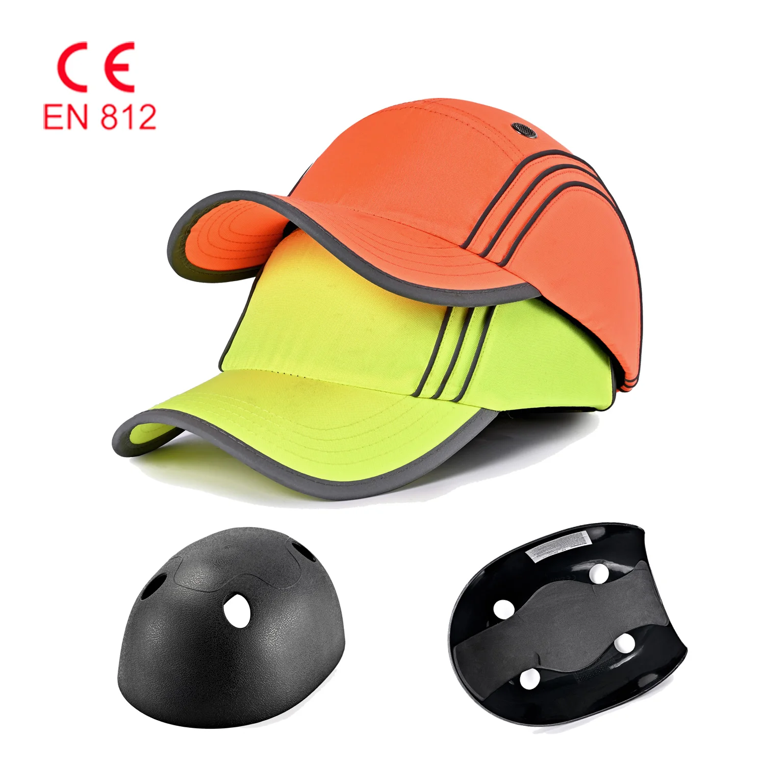 

Head Protective ABS Plastic Shell EVA Pad Helmet Insert Baseball Safety Bump Cap CE EN812 ODM