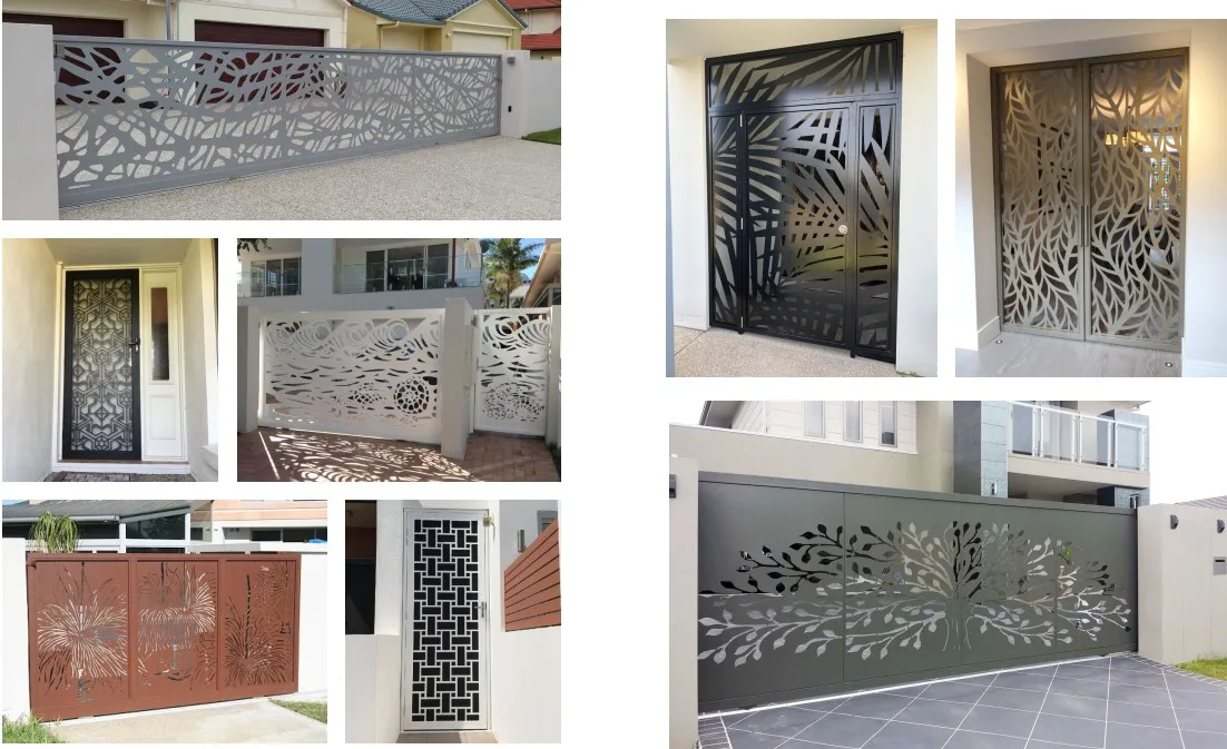 Modern Metal Laser Cut Gates Design - Buy Laser Cutting Panel,Laser Cut ...