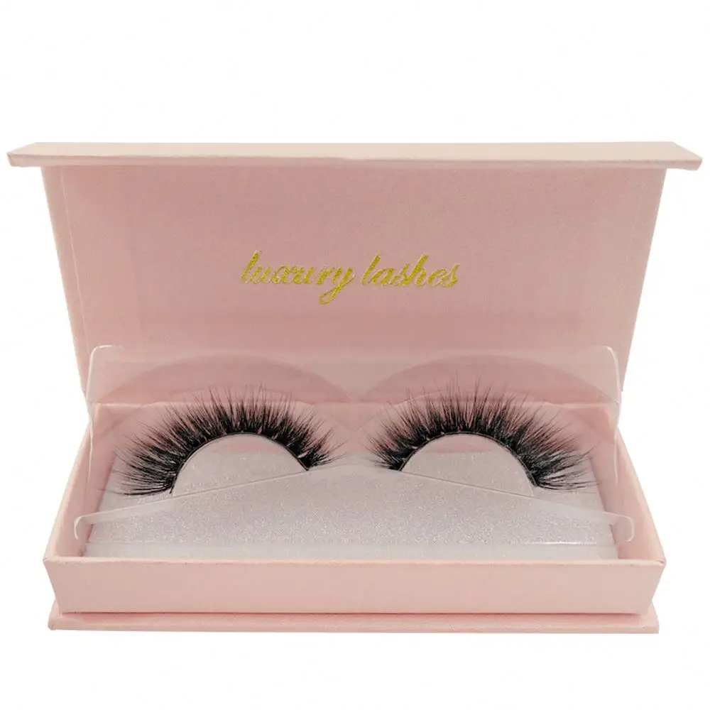 

Drop Shipping Custom Mink Eyelashes Lashes Lashese With Case Box, Black color