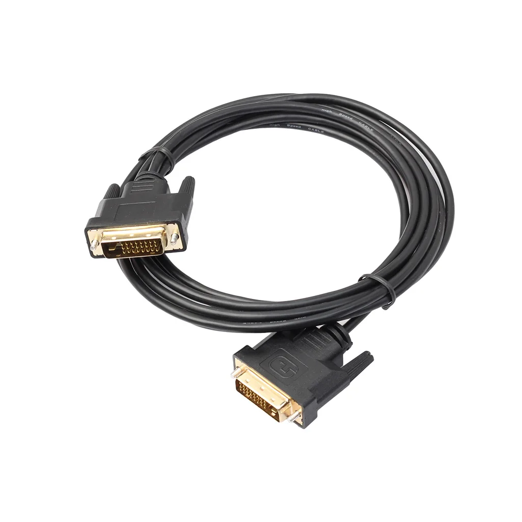 

DVI Cable DVI 24+1 DVI-D Male to male Cable 1.5m 2m 3m 5m black color with magnets ring shield