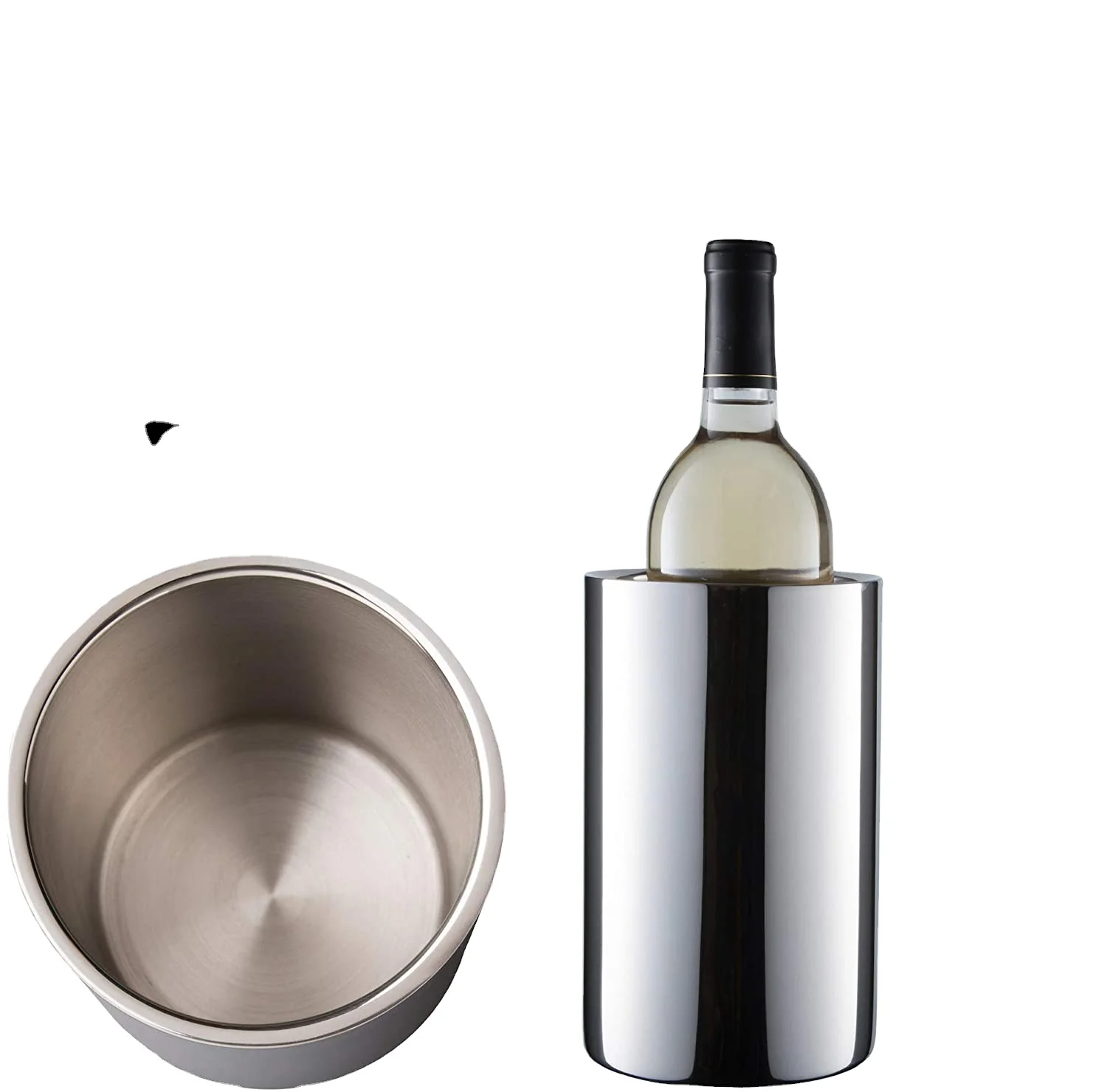 

Wine Chiller Bucket Champagne Bucket Elegant White Wine Bucket or Champagne Chiller for All 1600 ml Bottles Insulated Wine, Customized colors acceptable