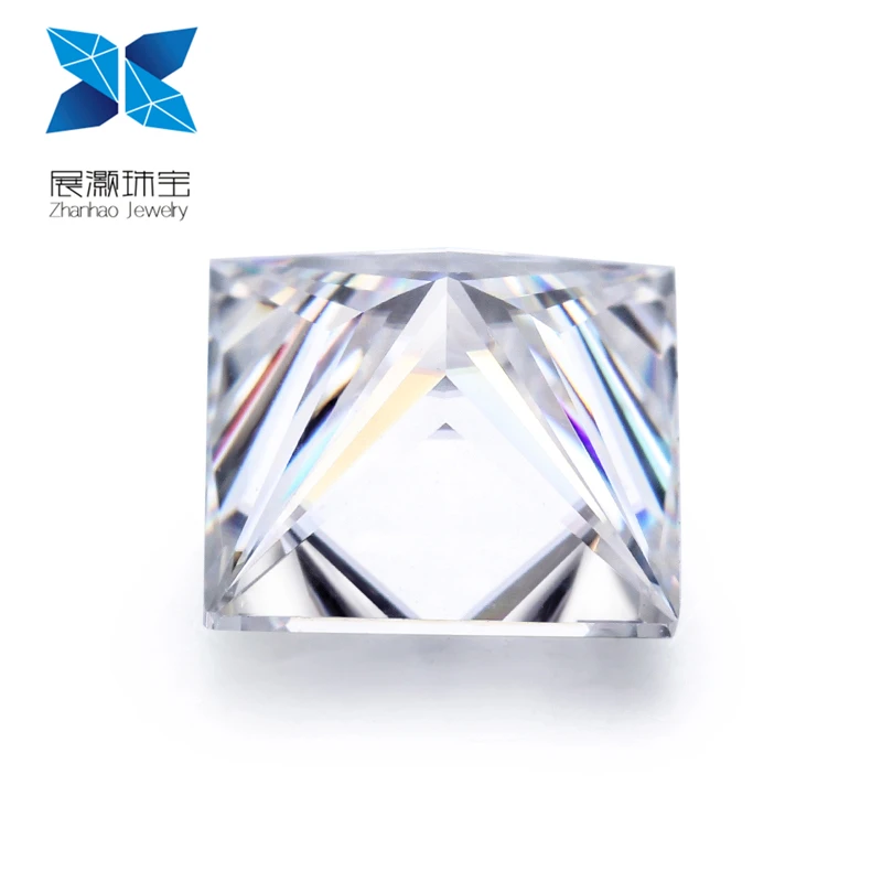 

Zhanhao Jewelry Lab Synthetic Loose Moissanite Diamond Jewelry Top Quality VVS D Color Rough Stones Moissanite