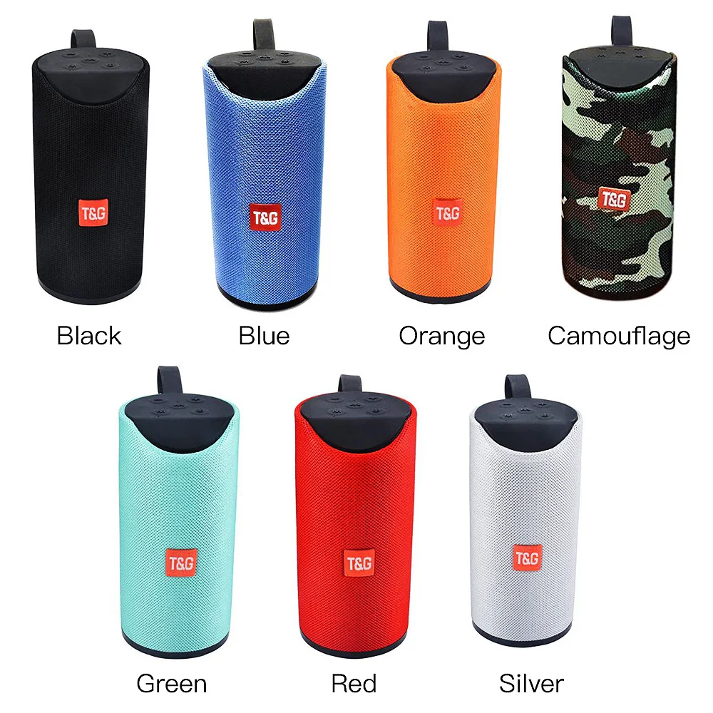 

LAIMODA shipping boxes custom logo TG113 fabric portable speaker waterproof speaker wireless speaker subwoofer, Black/red/silver/green/blue/